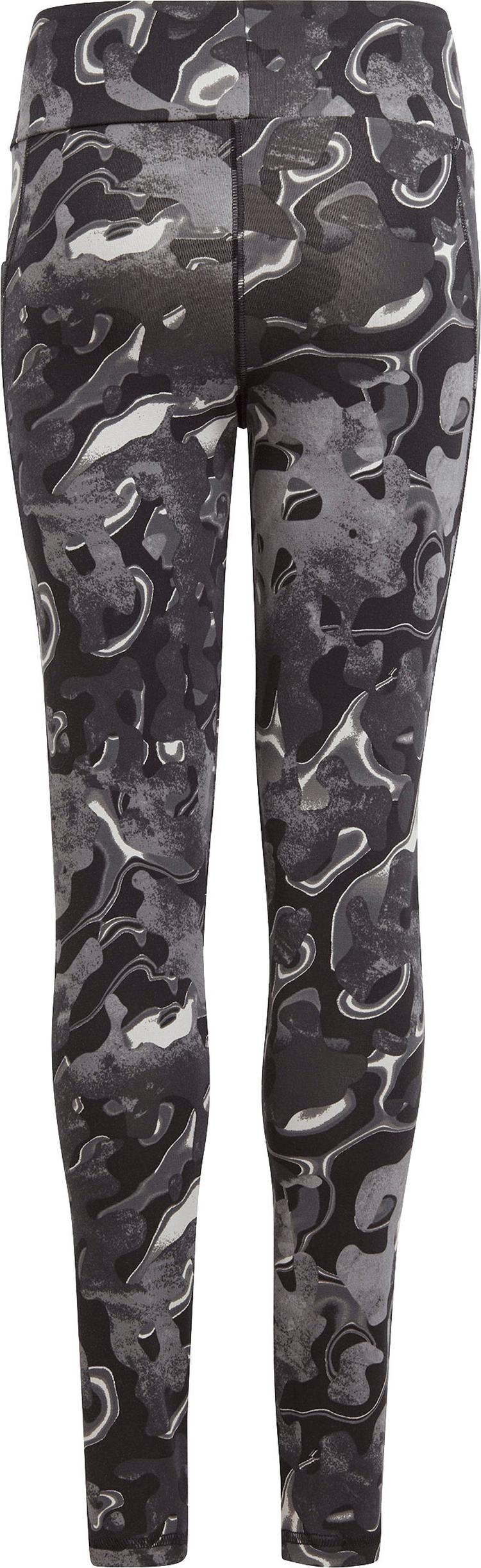 adidas adidas AOP Leggings M&auml;dchen - grey two-grey three-black - 0 | SportScheck