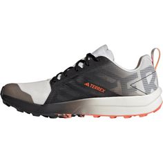 Rückansicht von adidas TERREX SPEED FLOW Trailrunning Schuhe Damen core black-crystal white-coral fusion