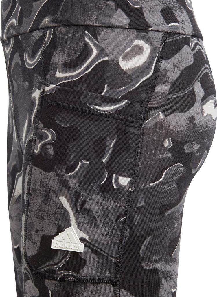 adidas adidas AOP Leggings M&auml;dchen - grey two-grey three-black - 0 | SportScheck