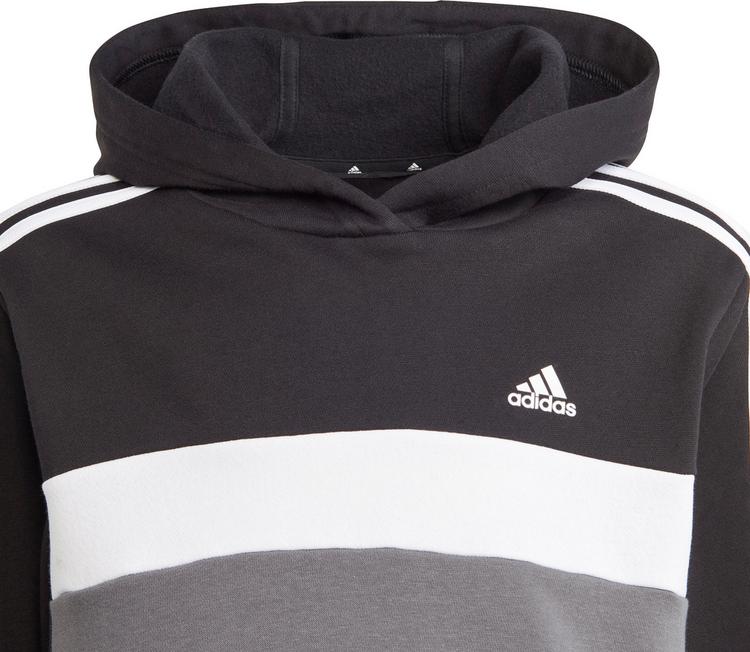 adidas adidas 3 STRIPES TIBERIO Trainingsanzug M&auml;dchen - black-white-white - 3 | SportScheck