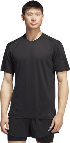 Rückansicht von adidas YOGA Funktionsshirt Herren black-carbon