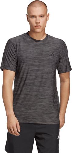 Rückansicht von adidas TRAIN ESSENTIALS Funktionsshirt Herren black-grey five-black