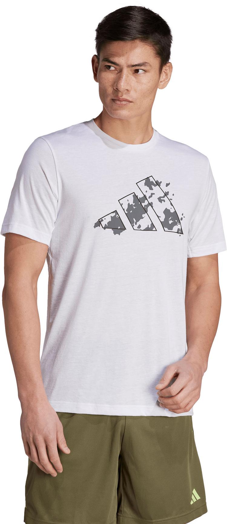 adidas adidas TRAIN ESSENTIALS SEASONAL Funktionsshirt Herren - white-grey five - 0 | SportScheck