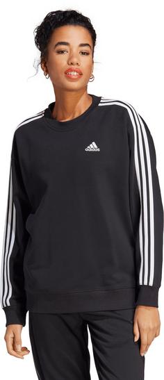 Rückansicht von adidas 3Streifen Sweatshirt Damen black-white