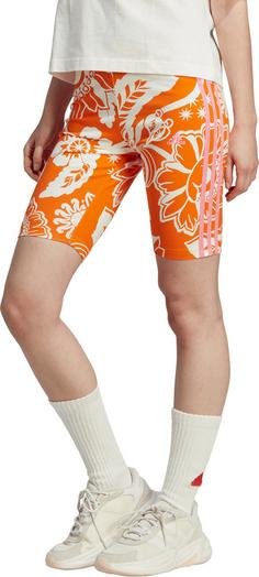 Rückansicht von adidas FARM Tights Damen unity orange-off white