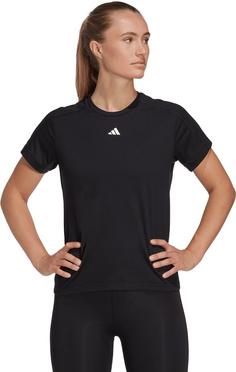 Rückansicht von adidas AEROREADY TRAIN ESSENTIALS MINIMAL Funktionsshirt Damen black