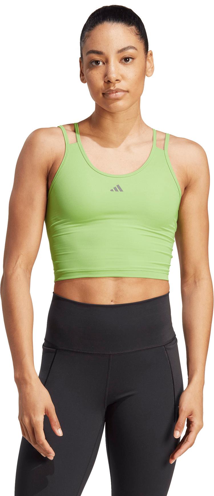 adidas adidas HIIT Croptop Damen - semi lucid lime - 0 | SportScheck