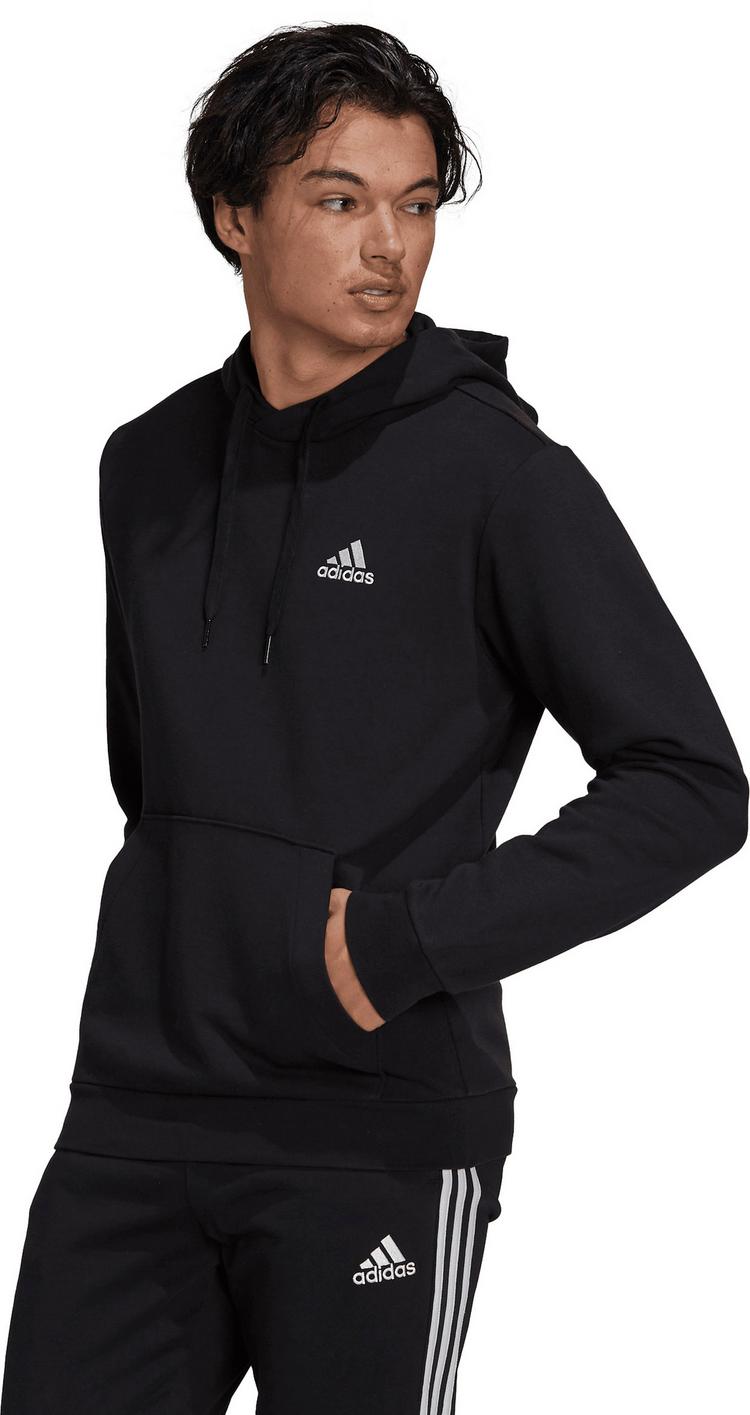 adidas adidas Essentials Feelcozy Hoodie Herren - black-white - 0 | SportScheck