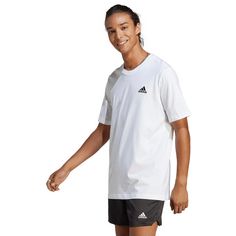Rückansicht von adidas Essentials T-Shirt Herren white