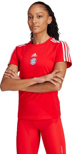Rückansicht von adidas FC Bayern München Fanshirt Damen red