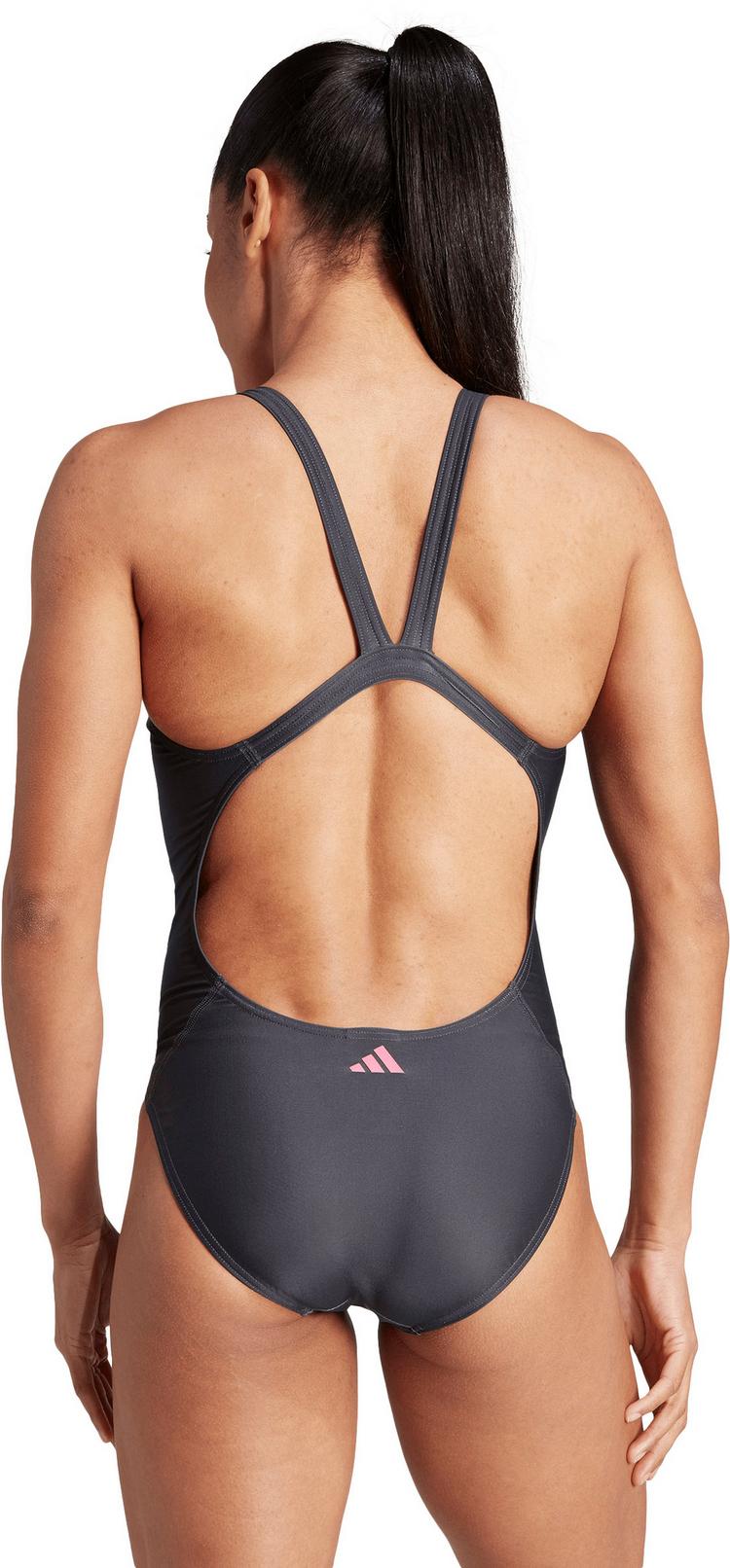 adidas adidas BIG BARS SUIT Schwimmanzug Damen - carbon-pink fusion - 1 | SportScheck