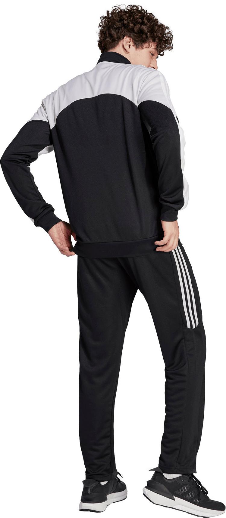 adidas adidas COLORBLOCK Trainingsanzug Herren - black-grey one-white - 1 | SportScheck