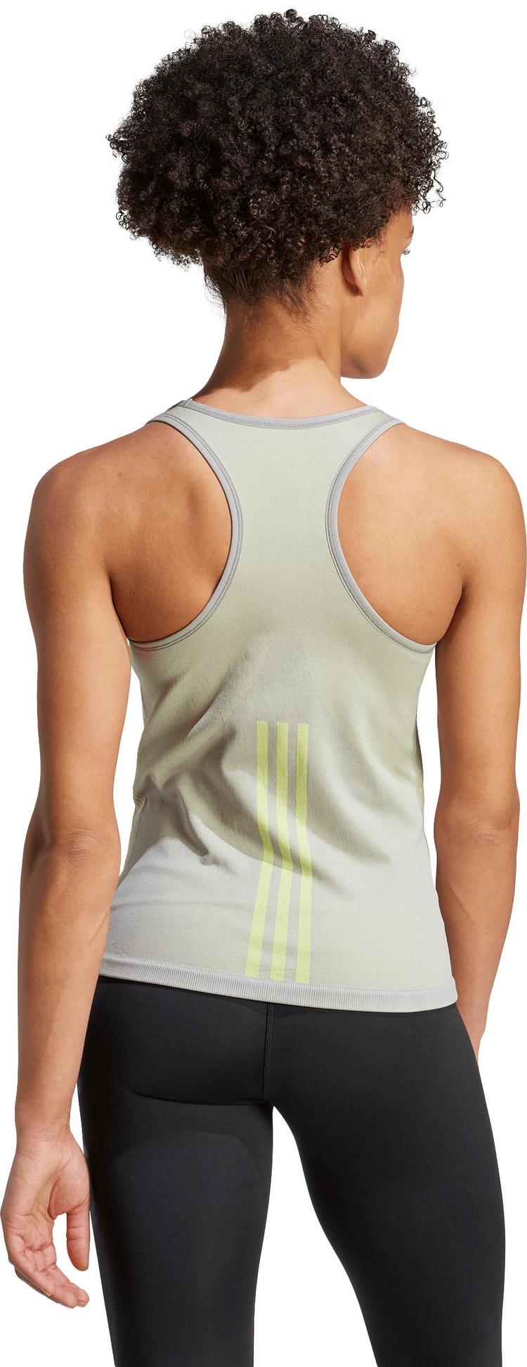 adidas adidas AEROKNIT Funktionstank Damen - ch solid grey-pulse lime - 1 | SportScheck