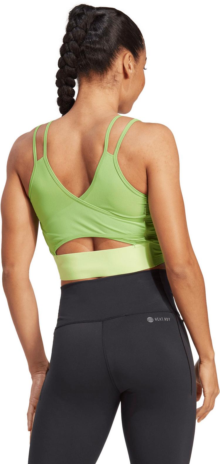 adidas adidas HIIT Croptop Damen - semi lucid lime - 1 | SportScheck