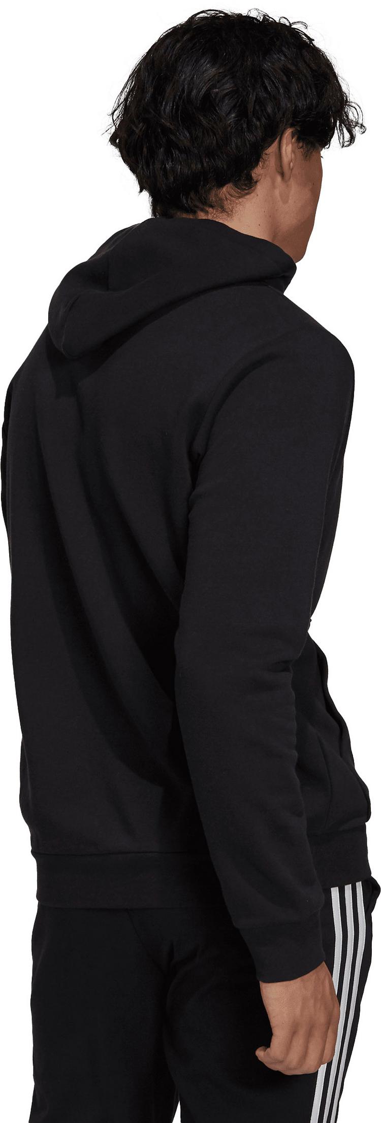 adidas adidas Essentials Feelcozy Hoodie Herren - black-white - 1 | SportScheck