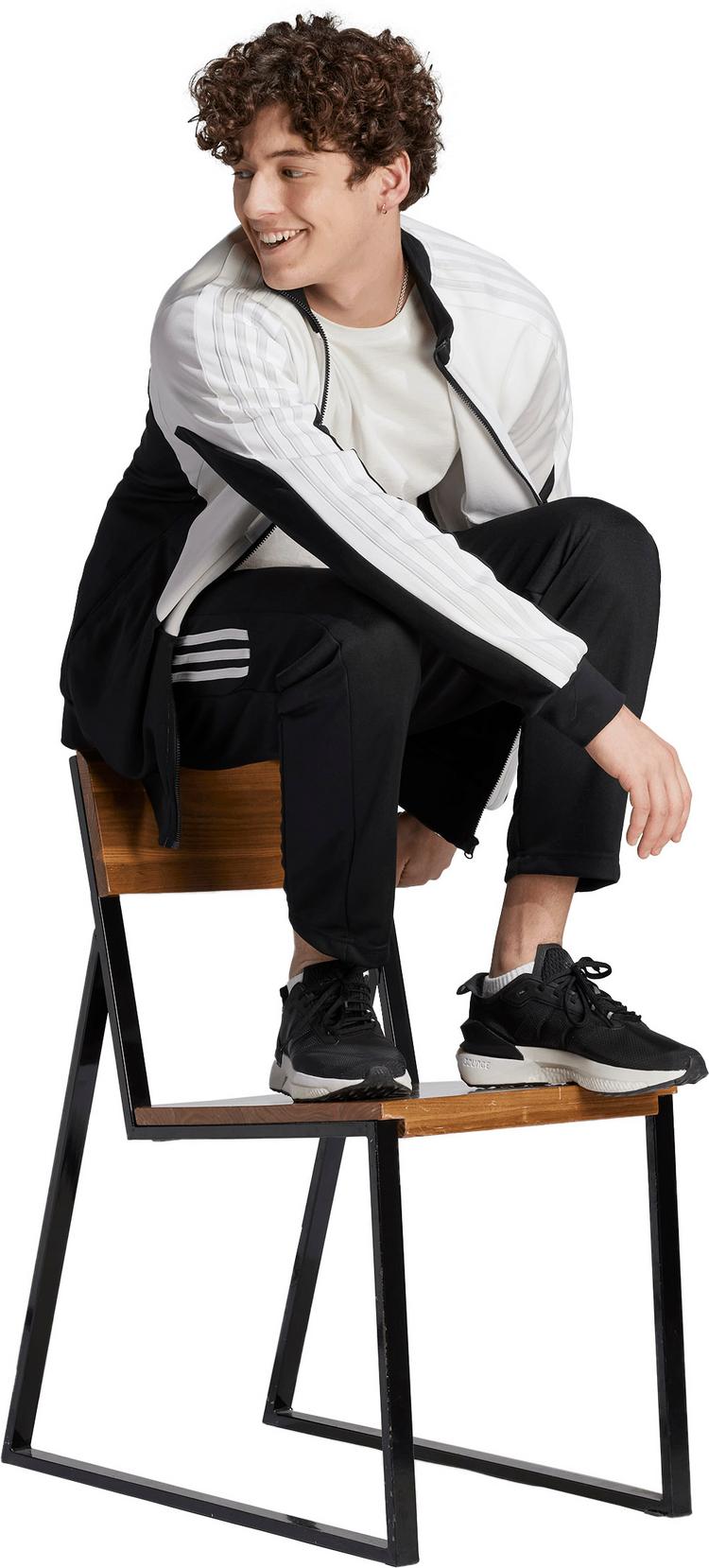 adidas adidas COLORBLOCK Trainingsanzug Herren - black-grey one-white - 2 | SportScheck