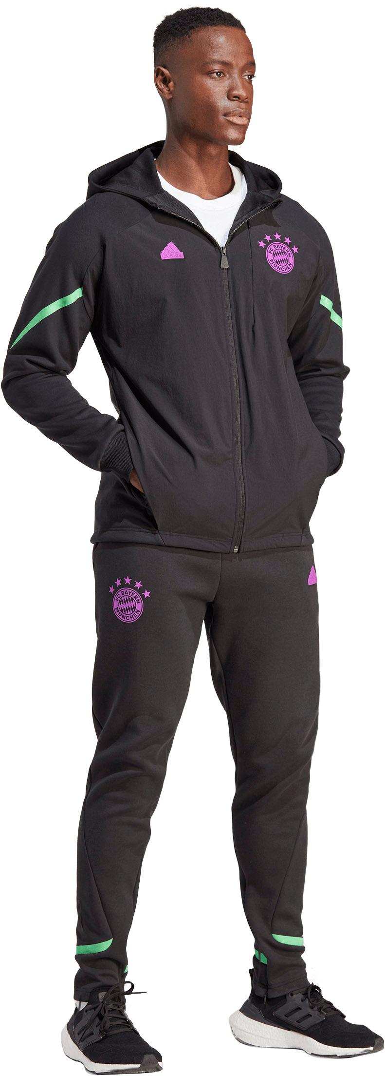 Adidas FC Bayern München Funktionsjacke Herren black-shock purple  