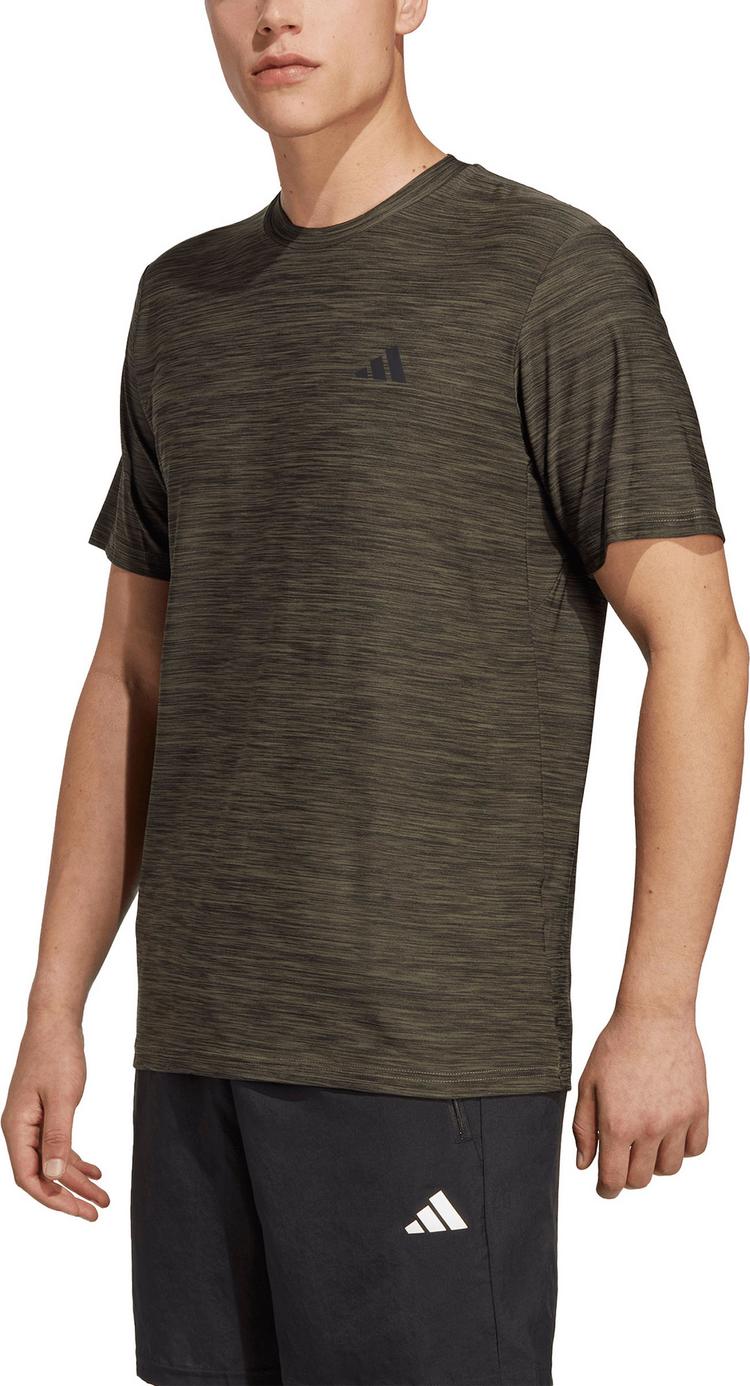 adidas adidas TRAIN ESSENTIALS Funktionsshirt Herren - olive strata-black-black - 3 | SportScheck
