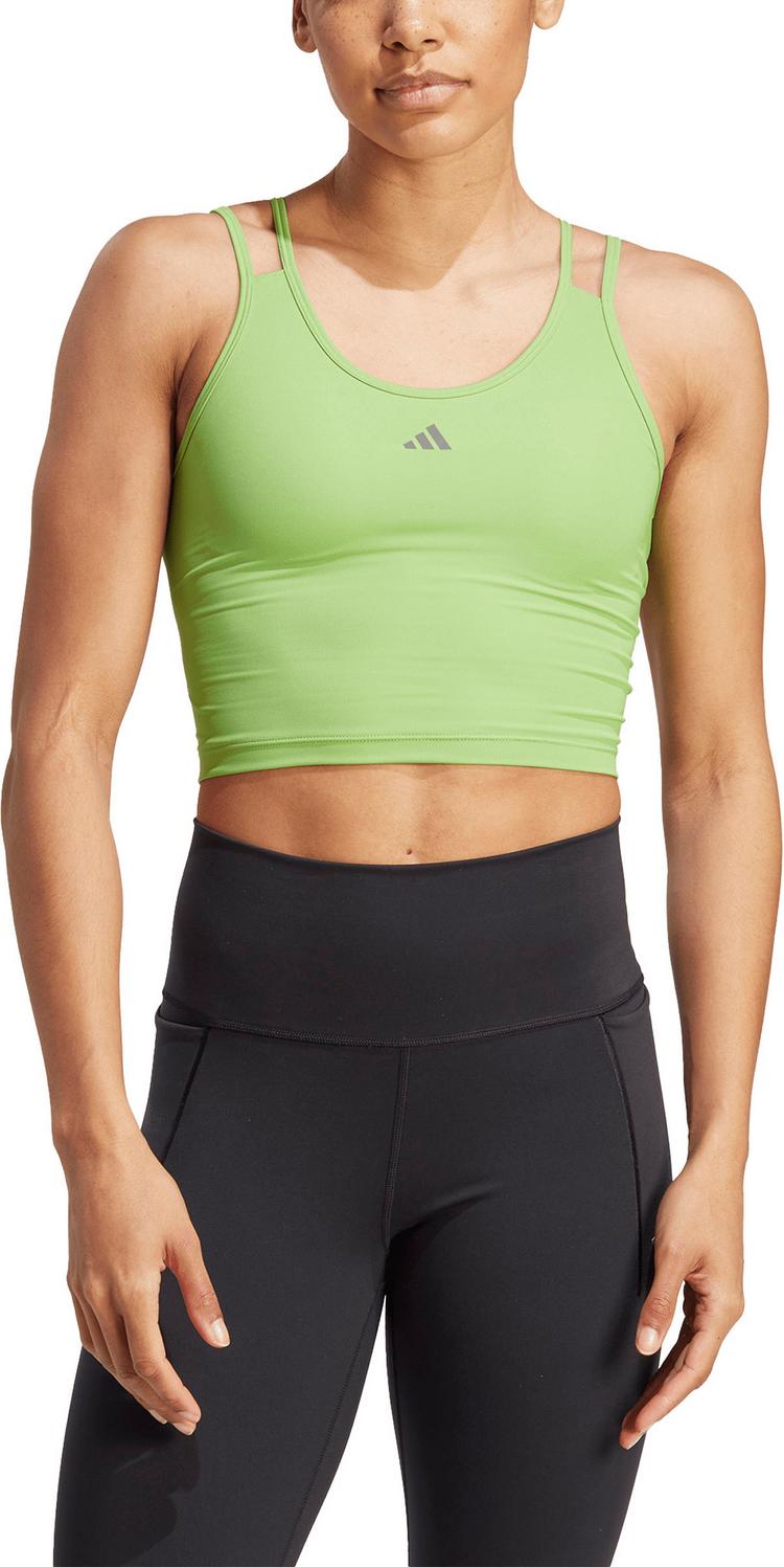 adidas adidas HIIT Croptop Damen - semi lucid lime - 3 | SportScheck