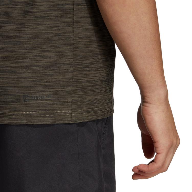 adidas adidas TRAIN ESSENTIALS Funktionsshirt Herren - olive strata-black-black - 4 | SportScheck
