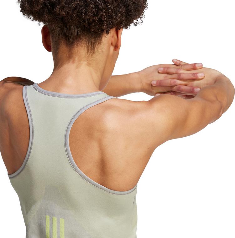 adidas adidas AEROKNIT Funktionstank Damen - ch solid grey-pulse lime - 4 | SportScheck