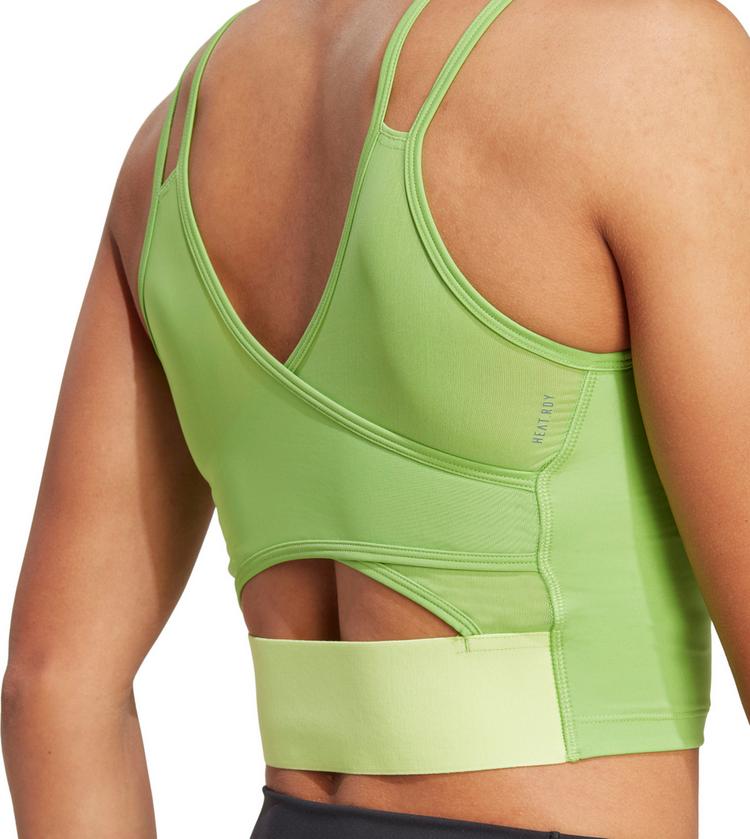 adidas adidas HIIT Croptop Damen - semi lucid lime - 4 | SportScheck