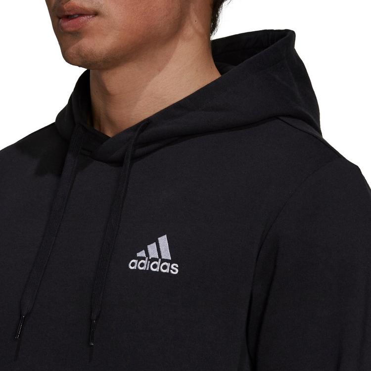adidas adidas Essentials Feelcozy Hoodie Herren - black-white - 4 | SportScheck
