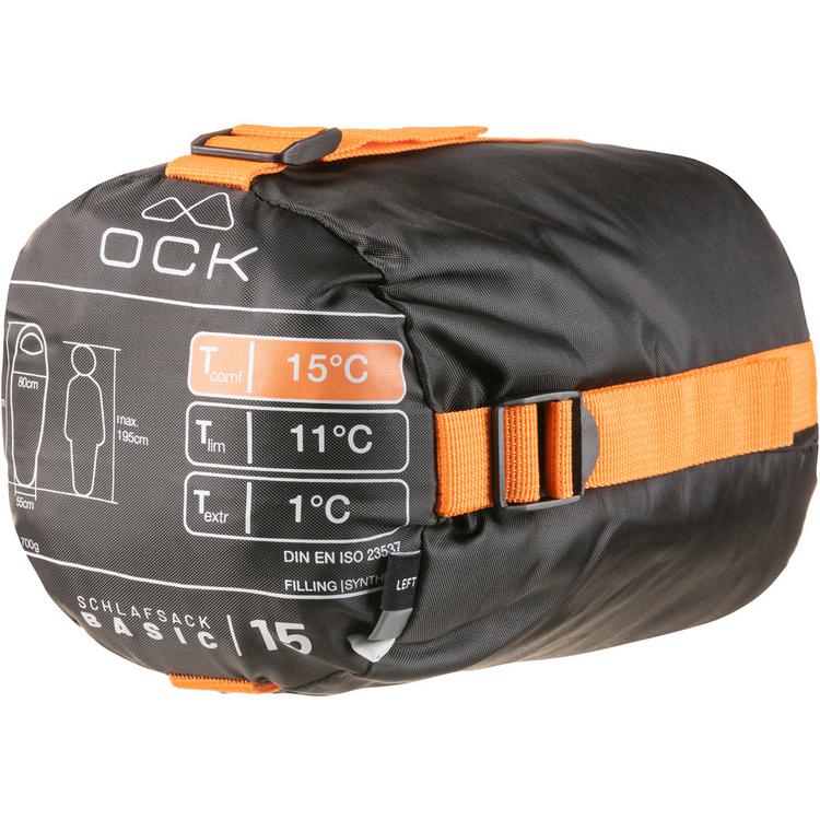 OCK OCK Basic 15 Kunstfaserschlafsack - custor grey - 2 | SportScheck