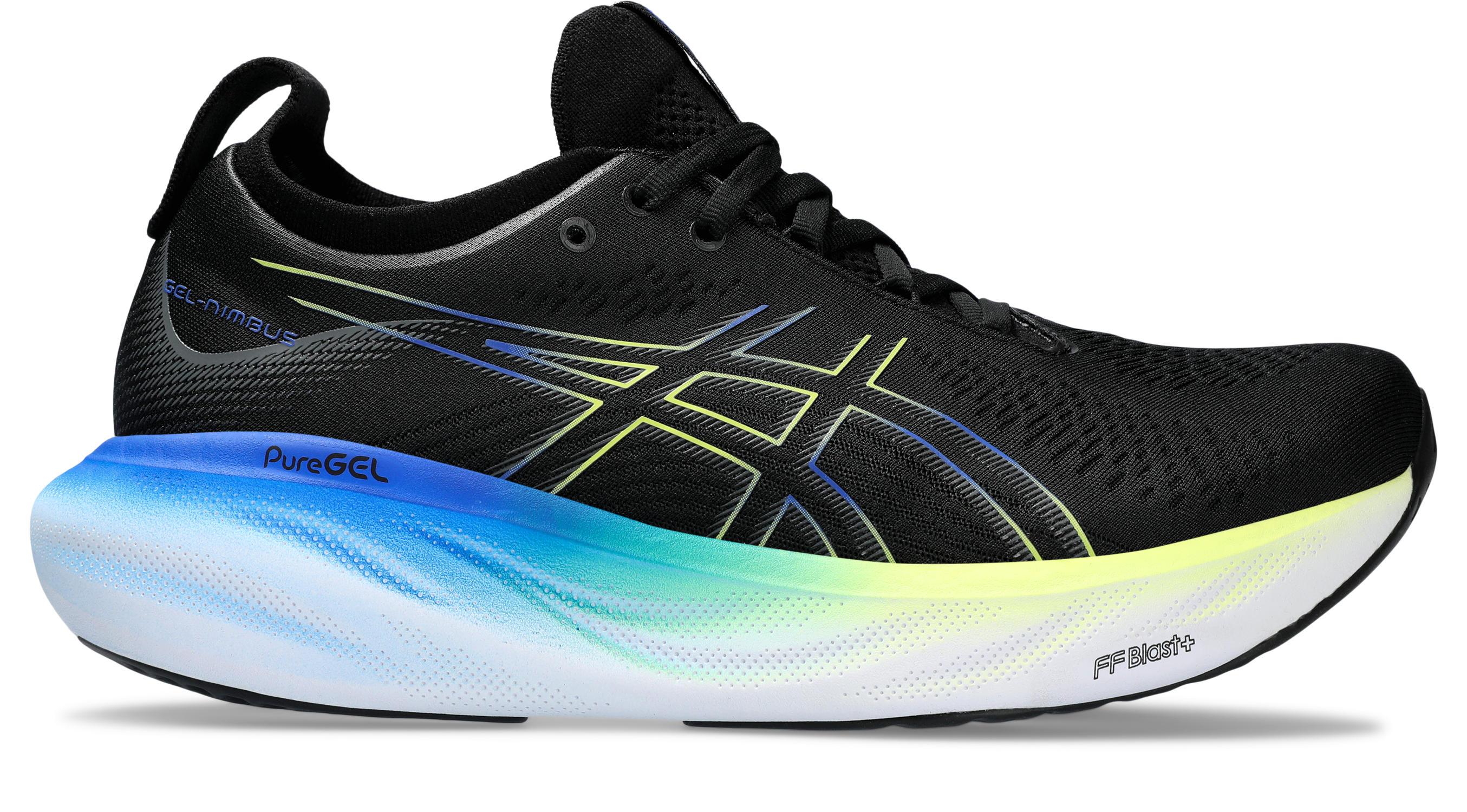 ASICS GEL NIMBUS 25 Laufschuhe Herren black glow yellow im Online Shop von SportScheck kaufen