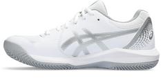 Rückansicht von ASICS GEL-DEDICATE 8 CLAY Tennisschuhe Damen white-pure silver