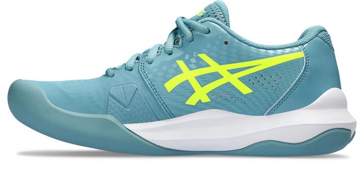 ASICS ASICS GEL-CHALLENGER 14 INDOOR Tennisschuhe Damen - gris blue-safety yellow - 0 | SportScheck