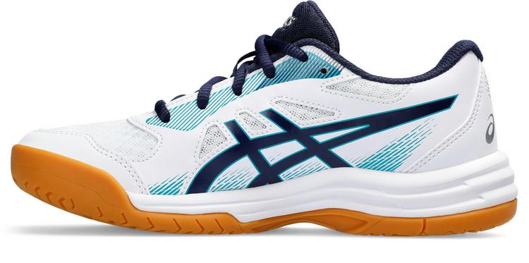 ASICS ASICS UPCOURT 5 GS Hallenschuhe Kinder - white-peacoat - 0 | SportScheck