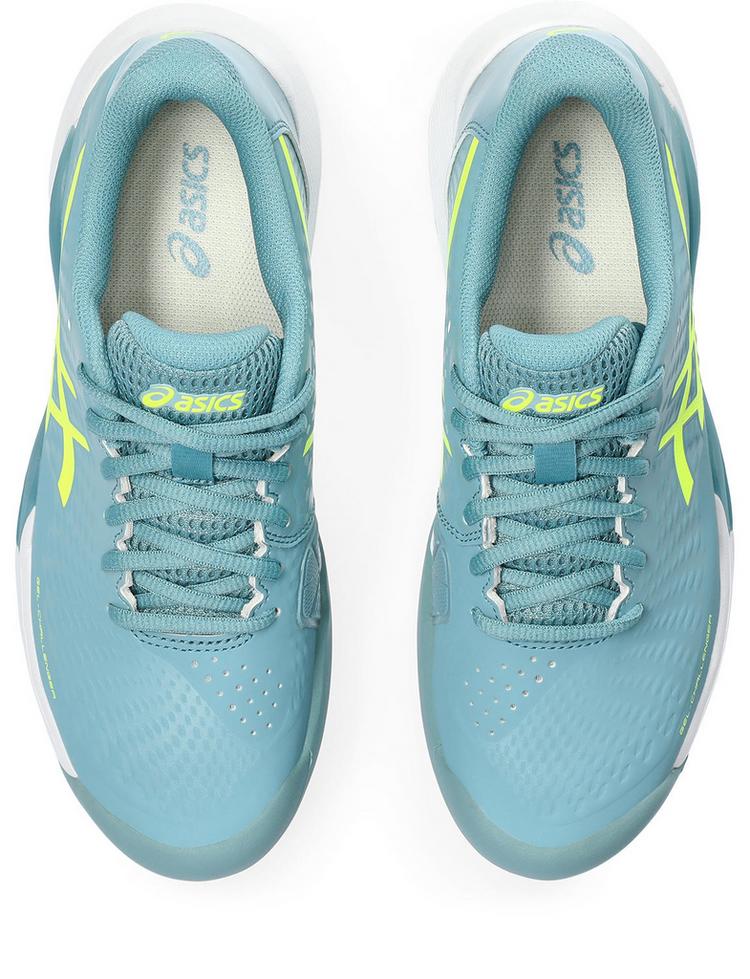 ASICS ASICS GEL-CHALLENGER 14 INDOOR Tennisschuhe Damen - gris blue-safety yellow - 0 | SportScheck