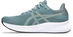 Rückansicht von ASICS PATRIOT 13 Laufschuhe Damen foggy teal-champagne
