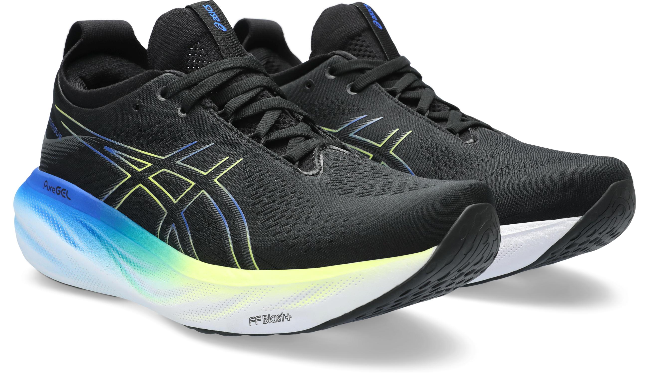 Asics nimbus black mens deals