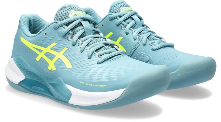 ASICS ASICS GEL-CHALLENGER 14 INDOOR Tennisschuhe Damen - gris blue-safety yellow - 4 | SportScheck