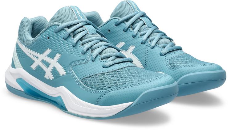 ASICS ASICS GEL-DEDICATE 8 INDOOR Tennisschuhe Damen - gris blue-white - 4 | SportScheck