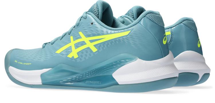 ASICS ASICS GEL-CHALLENGER 14 INDOOR Tennisschuhe Damen - gris blue-safety yellow - 3 | SportScheck