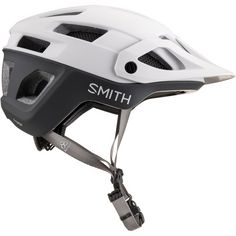 Rückansicht von Smith Optics ENGAGE 2 Fahrradhelm matte-white-cement