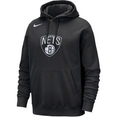 Nike Brooklyn Nets Hoodie Herren black