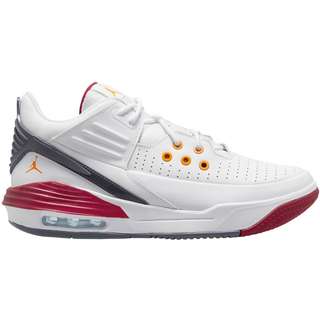 Nike Max Aura 5 Basketballschuhe Herren white-vivid orange-cardinal red