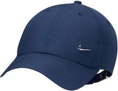 Nike Club Cap midnight navy-metallic silver