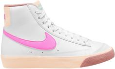 Nike BLAZER MID '77 GS Sneaker Kinder white-pink spell-guava ice-jade ice