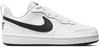 Nike COURT BOROUGH GS Sneaker Kinder - white-black