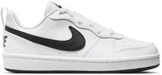 Nike COURT BOROUGH GS Sneaker Kinder white-black