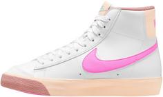 Rückansicht von Nike BLAZER MID '77 GS Sneaker Kinder white-pink spell-guava ice-jade ice