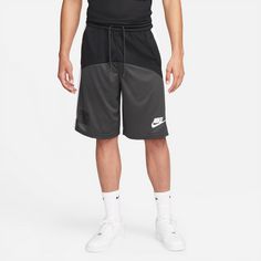 Rückansicht von Nike Dri Fit 11IN Starting 5 Basketball-Shorts Herren black-dk smoke grey-white-white