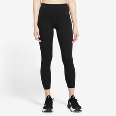 Rückansicht von Nike Dri Fit UNIVERSA 7/8-Tights Damen black-black