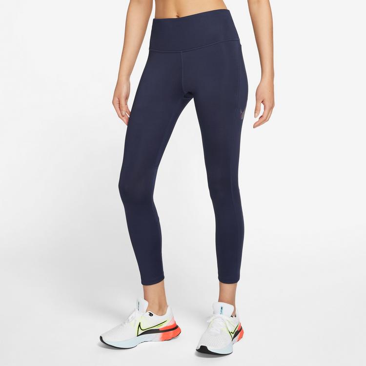 Nike Nike DRI FIT FAST Lauftights Damen - purple ink-disco purple - 0 | SportScheck