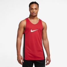 Rückansicht von Nike Dri-Fit Funktionstank Herren university red-white-black-white